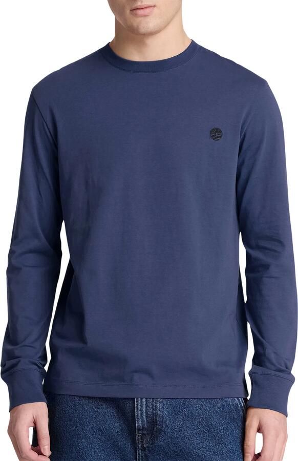Timberland T-Shirt Lange Mouw Tree Embroidered Exterer River Slim