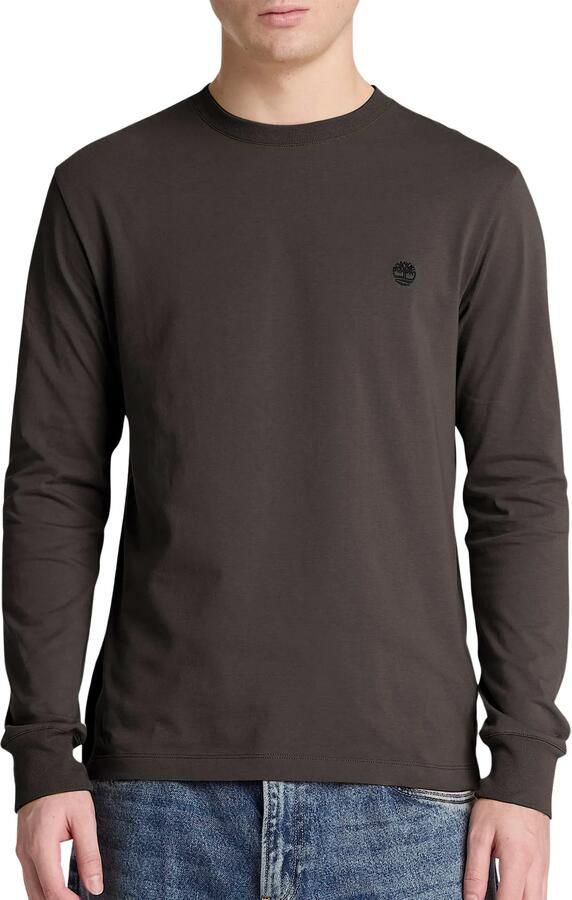 Timberland T-Shirt Lange Mouw Tree Embroidered Exterer River Slim