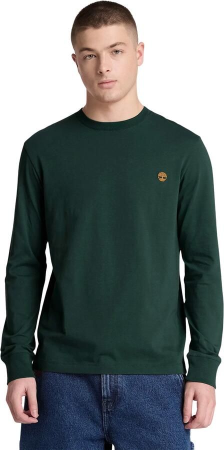 Timberland T-Shirt Lange Mouw Tree Embroidered Exterer River Slim