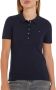TOMMY HILFIGER Dames Tops & T-shirts 1985 Slim Pique Polo Ss Donkerblauw - Thumbnail 2