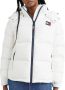 Tommy Hilfiger Gerecyclede Polyester Puffer Jas White Dames - Thumbnail 4