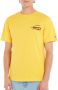 Tommy Jeans Heren Biologisch Katoenen Gele T-Shirt Yellow Heren - Thumbnail 2