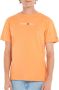 Tommy Jeans Tommy Hilfiger Jeans Men's T-shirt Oranje Heren - Thumbnail 3