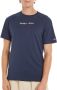 Tommy Jeans T-shirt met biologisch katoen en logo twilight navy - Thumbnail 3