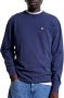 Tommy Jeans Logo Gepatcht Katoenen T-Shirt Lange Mouwen Blue Heren - Thumbnail 1
