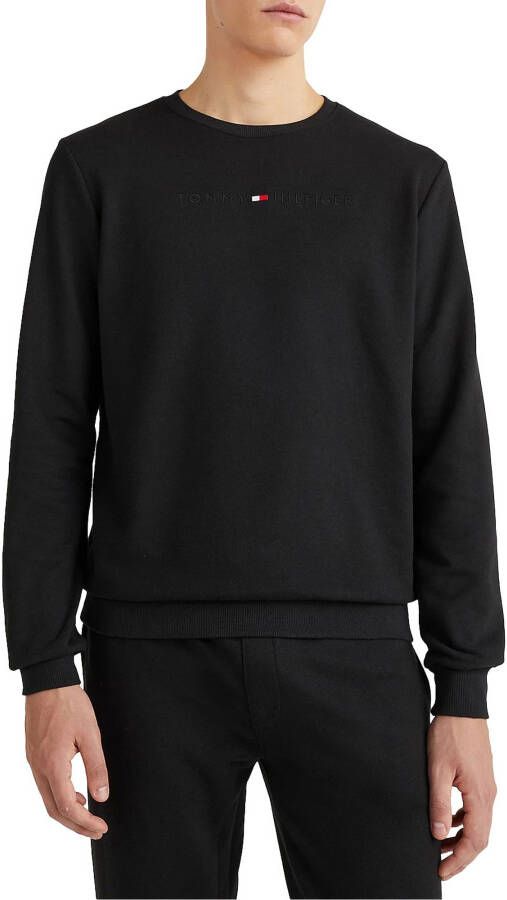 Tommy Hilfiger Sweatshirt met labelstitching model 'TRACK TOP'