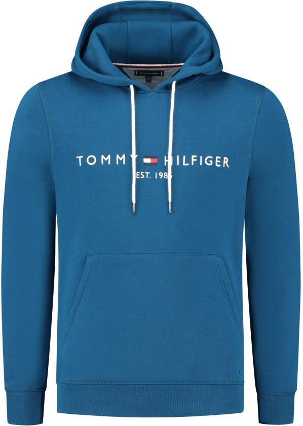 Tommy Hilfiger hoodie met logo deep indigo