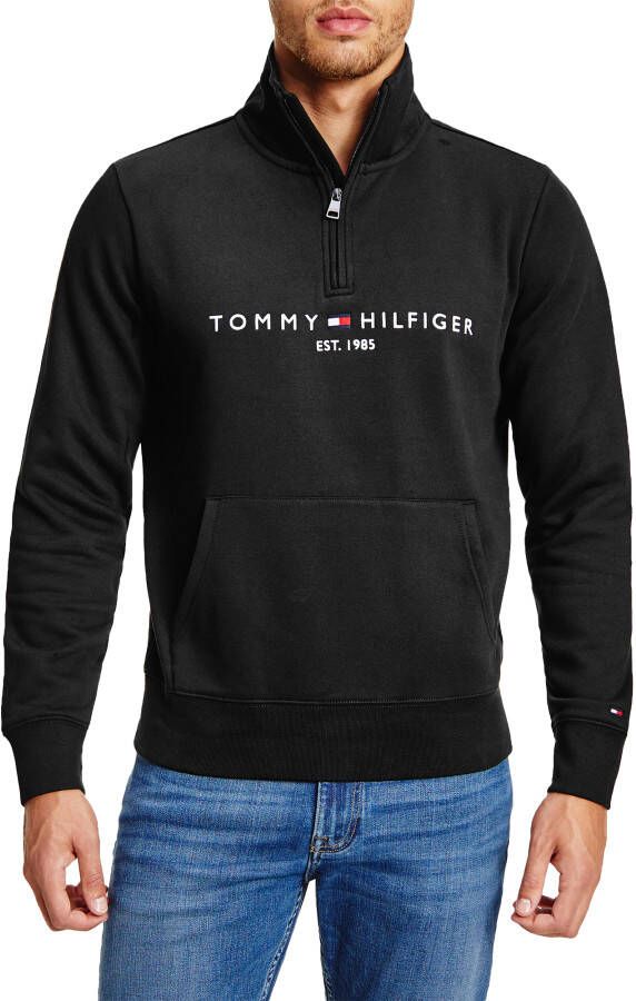 Tommy Hilfiger Logo Mock Neck Sweater Heren