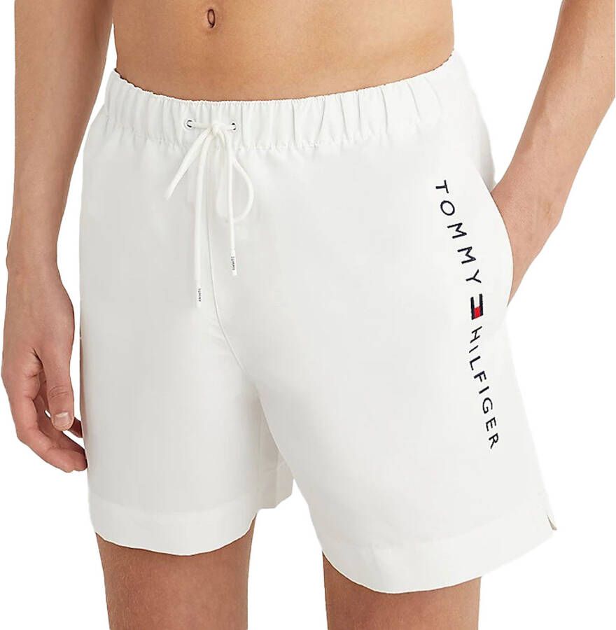 Tommy Hilfiger Heren Zwemkleding van Gerecycled Polyester White Heren
