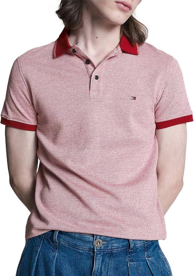 Tommy Hilfiger Mouline Tipped Slim Polo Heren