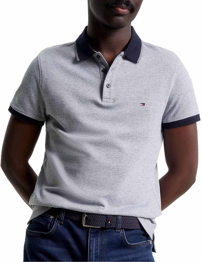 Tommy Hilfiger Mouline Tipped Slim Polo Heren