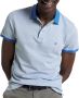 Tommy Hilfiger Poloshirt Mouline Tipped Lichtblauw - Thumbnail 3