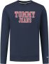 Tommy Hilfiger Sweatshirt met Logo Print voor Heren Blauw Heren - Thumbnail 1