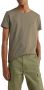 Tommy Hilfiger Donkergroene T-shirt Stretch Extra Slim Fit Tee - Thumbnail 4