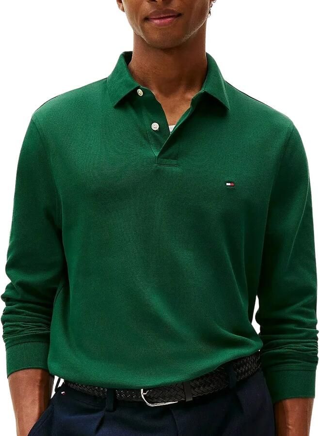 Tommy Hilfiger Regular fit poloshirt van katoenmix