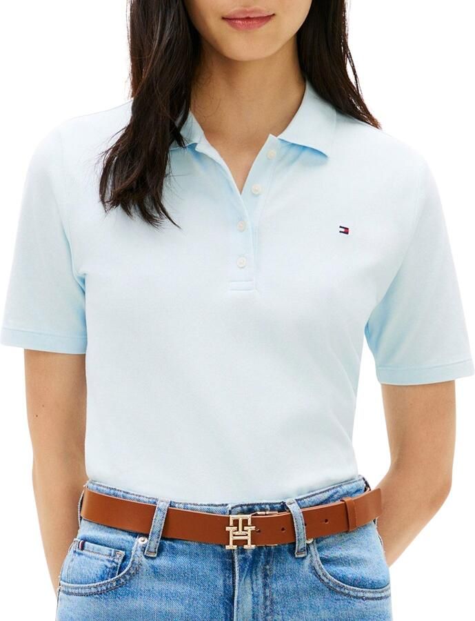 Tommy Hilfiger regular fit poloshirts van katoenmix