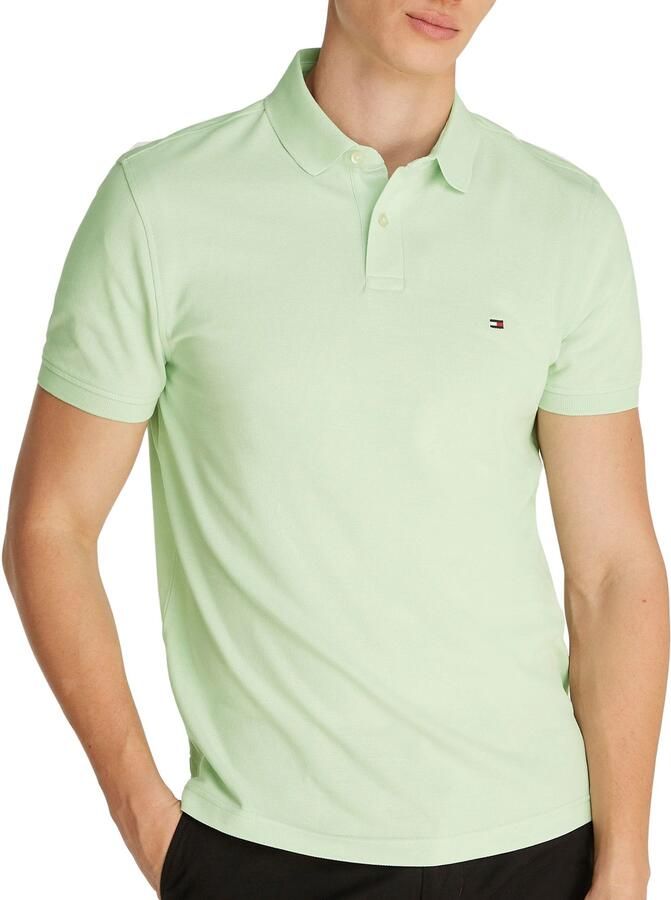 Tommy Hilfiger Regular fit poloshirt van katoenmix