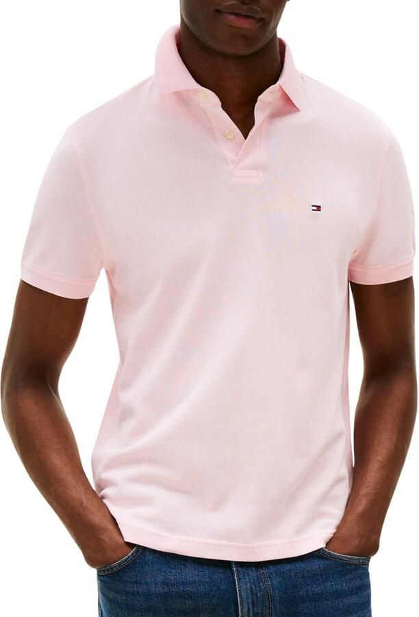 Tommy Hilfiger Polo Shirt Korte Mouw MW0MW17770 RBT REG POLO-TPB PINK LILY