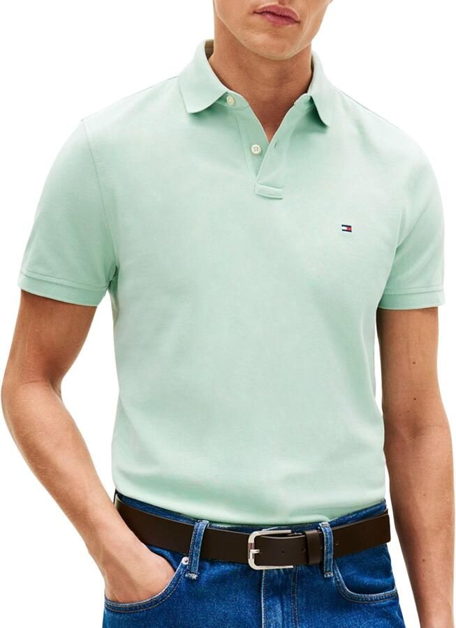 TOMMY HILFIGER Heren Polo's & T-shirts 1985 Regular Polo Mint - Foto 10