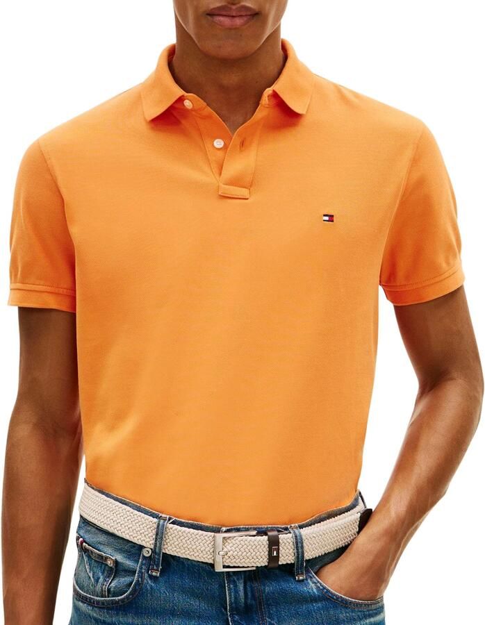 TOMMY HILFIGER Heren Polo's & T-shirts 1985 Regular Polo Oranje - Foto 8