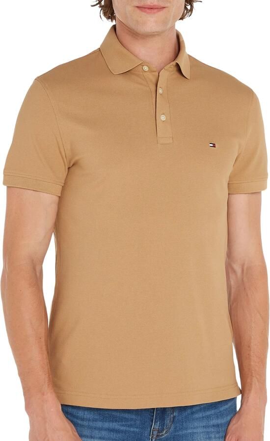 Tommy Hilfiger Poloshirt 1985 SLIM POLO van iets gestructureerd piqué - Foto 3