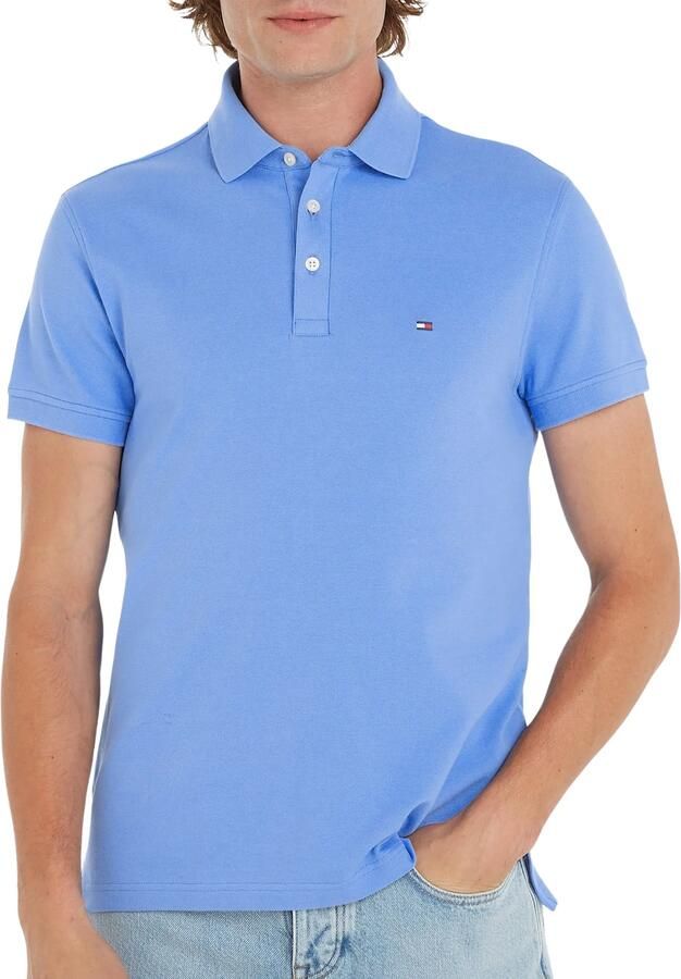 Tommy Hilfiger Poloshirt 1985 SLIM POLO hoogwaardige katoen-piqué kwaliteit