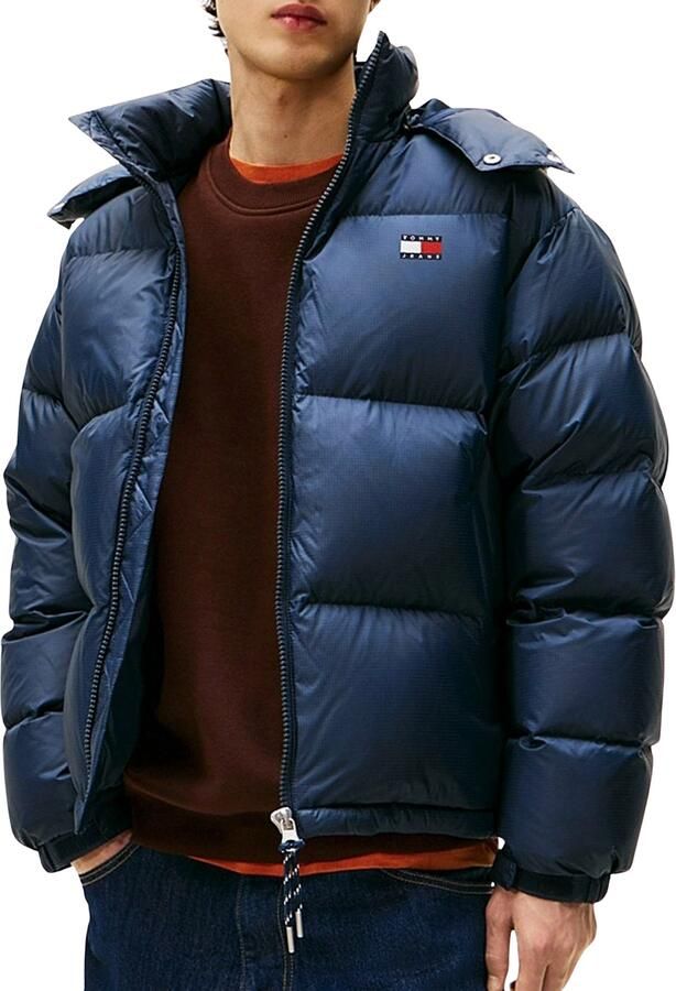 Tommy Jeans Regular fit gewatteerd jack met vulling van dons en veren model 'ALASKA'