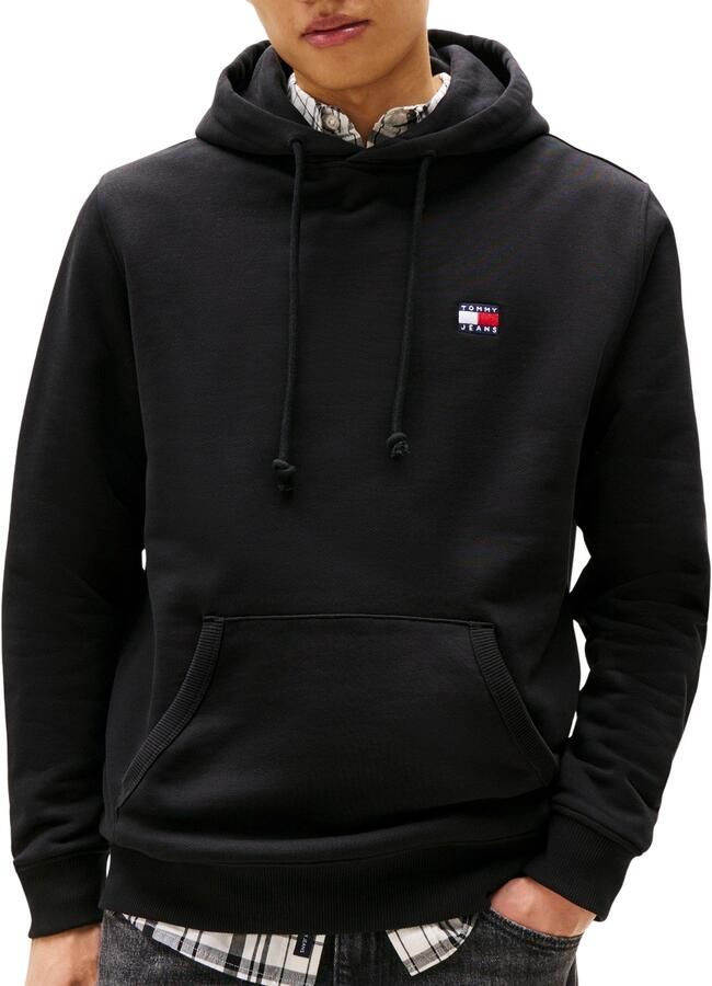 Tommy Jeans Eco-Vriendelijke Heren Capshirt Sweatshirt Black Heren - Foto 14