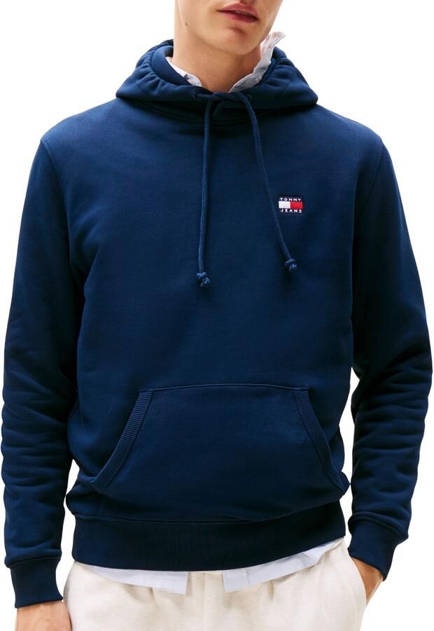 Tommy Jeans Sweater Reg Logo Badge Hoodie Dark Night Navy - Foto 11