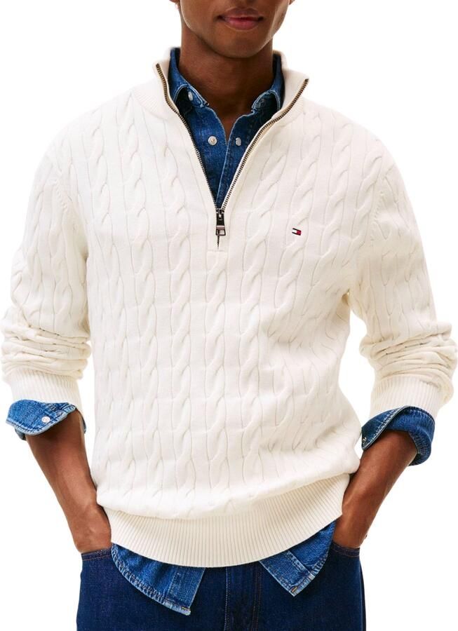 Tommy Hilfiger Regular fit schipperstrui van puur katoen