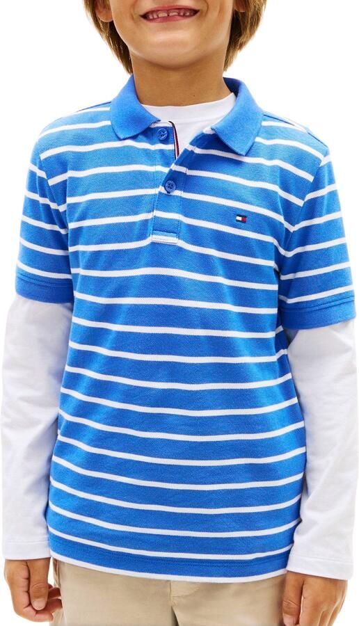 Tommy Hilfiger Contrast Flag Polo Junior