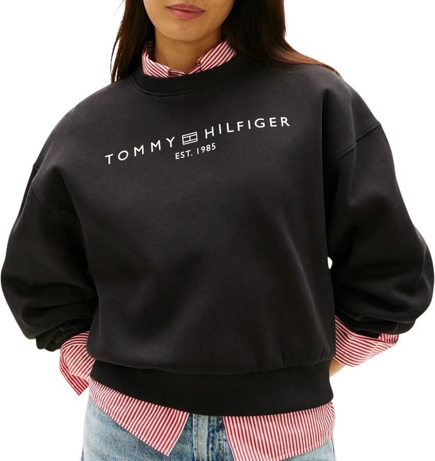 Tommy Hilfiger Corp Logo Modern Sweater Dames