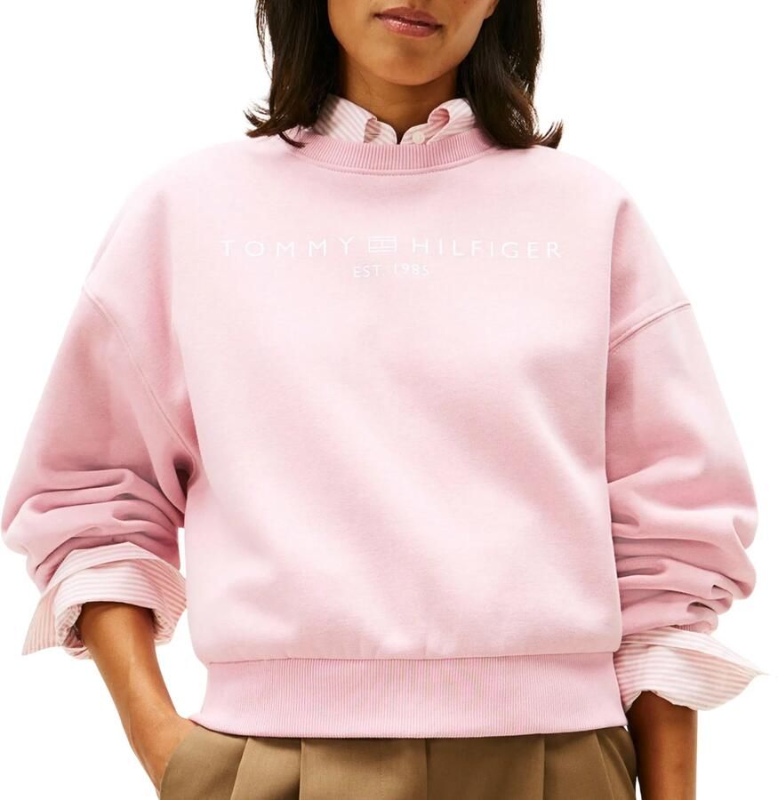 Tommy Hilfiger Corp Logo Modern Sweater Dames