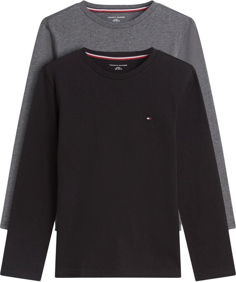 Tommy Hilfiger Crew Neck Longsleeve Shirt Junior (2-pack)