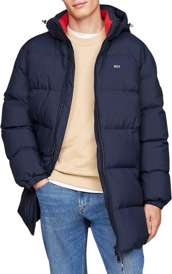 TOMMY JEANS Gewatteerde jas TJM ESSENTIAL DOWN PARKA Donzen jas overgangsjas met capuchon - Foto 11