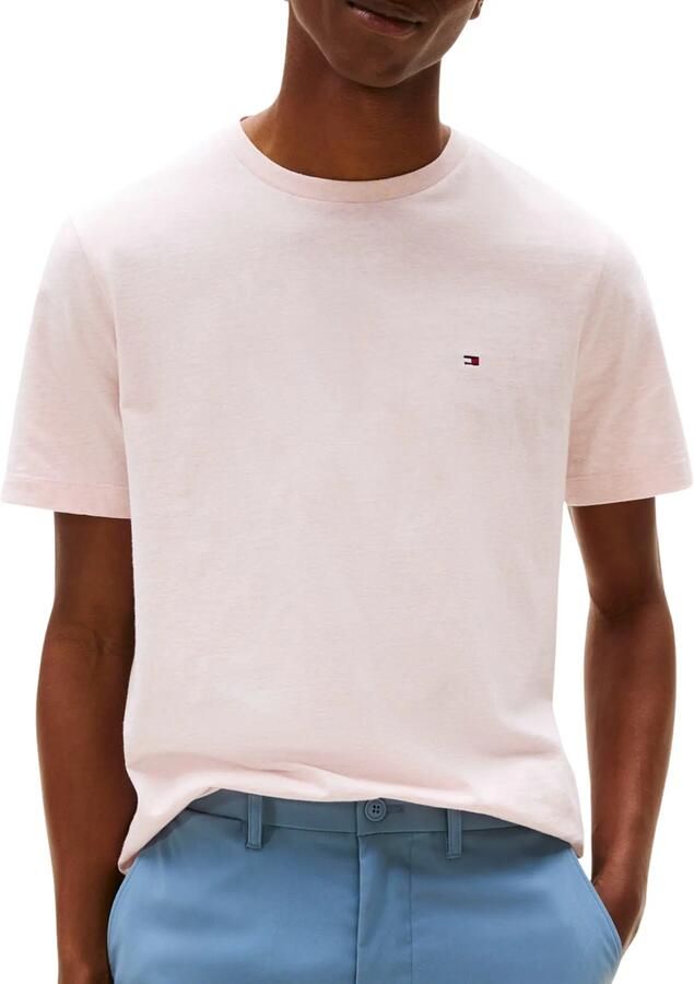 Tommy Hilfiger Essential Heathered Crew Neck Shirt Heren