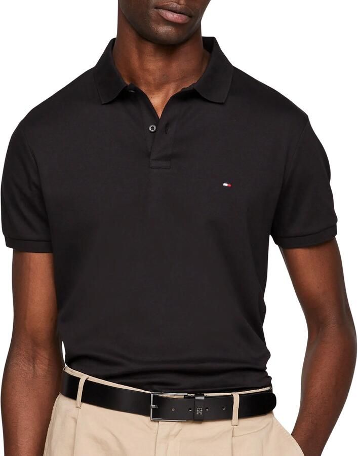 Tommy Hilfiger Zwarte poloshirt met korte mouwen Black Heren - Foto 4