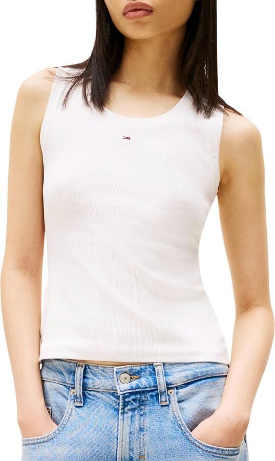 Tommy Hilfiger Essential Ribbed Flag Embroidery Slim Tanktop Dames - Foto 20
