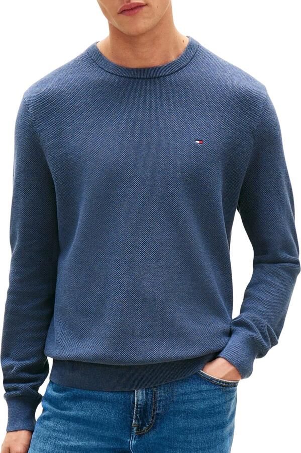 Tommy Hilfiger Regular fit gebreide pullover van zuiver katoen - Foto 3