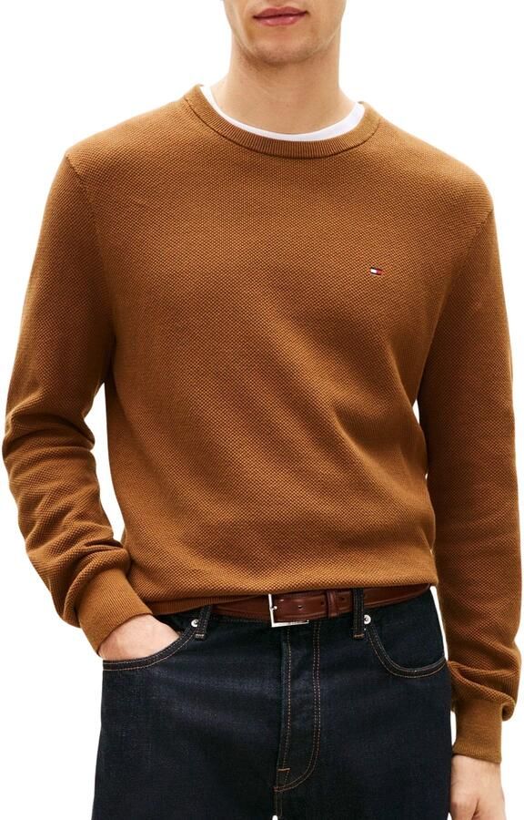 Tommy Hilfiger Regular fit gebreide pullover van zuiver katoen - Foto 5