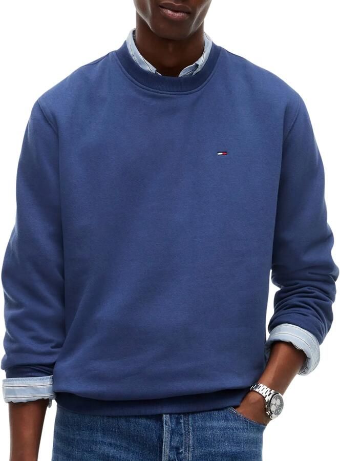Tommy Jeans Regular fit sweatshirt van katoenmix met logostitching - Foto 5