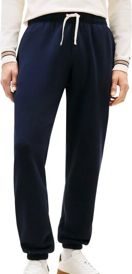 TOMMY HILFIGER Heren Broeken Essential Fleece Sweatpants Donkerblauw - Foto 5