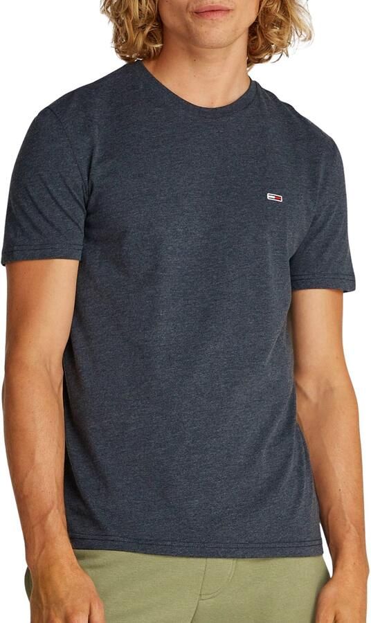 TOMMY JEANS Heren Polo's & T-shirts Tjm Xslim Jaspe Htr Tee Ext Donkerblauw - Foto 6