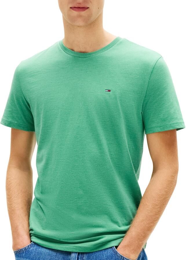 TOMMY JEANS Heren Polo's & T-shirts Tjm Xslim Jaspe Htr Tee Ext Groen - Foto 8