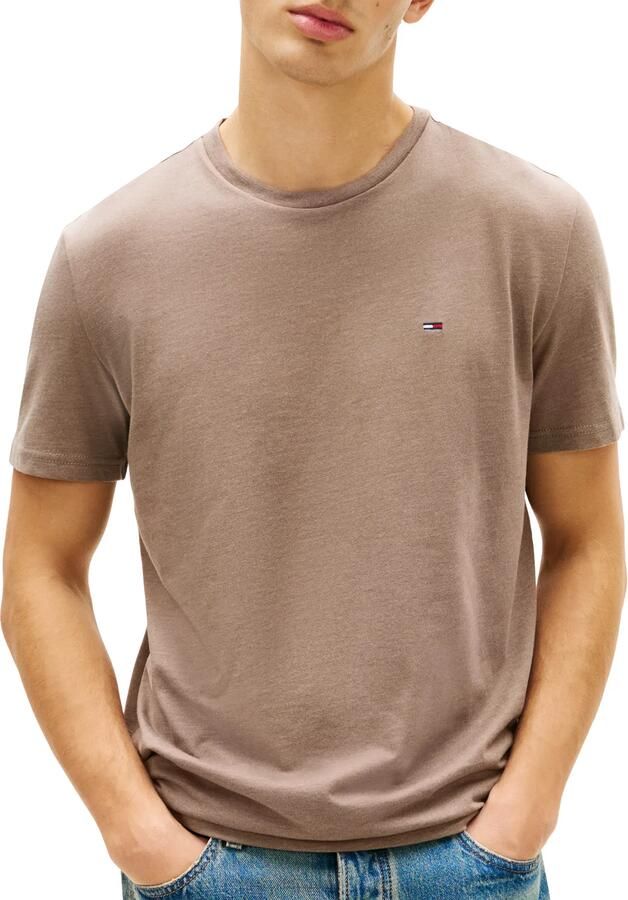TOMMY JEANS Heren Polo's & T-shirts Tjm Xslim Jaspe Htr Tee Ext Taupe - Foto 10