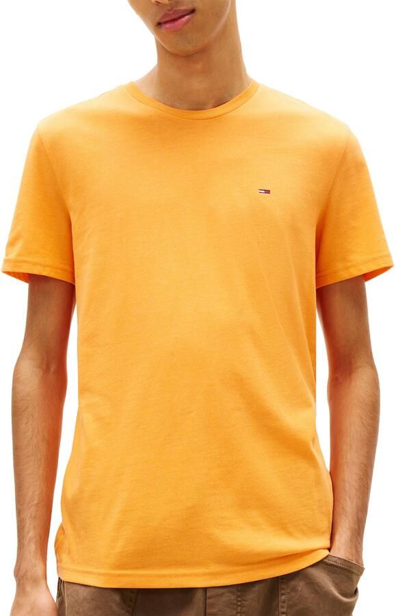 TOMMY JEANS Heren Polo's & T-shirts Tjm Xslim Jaspe Htr Tee Ext Oranje - Foto 9