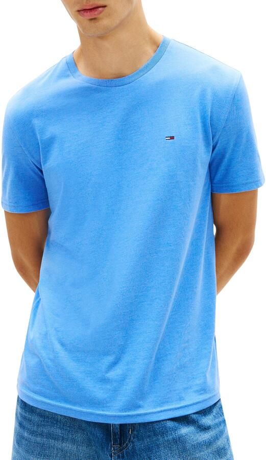 TOMMY JEANS Heren Polo's & T-shirts Tjm Xslim Jaspe Htr Tee Ext Lichtblauw - Foto 9
