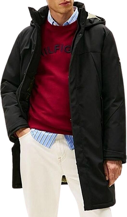 Tommy Hilfiger Regular fit functionele lange jas met capuchon - Foto 1