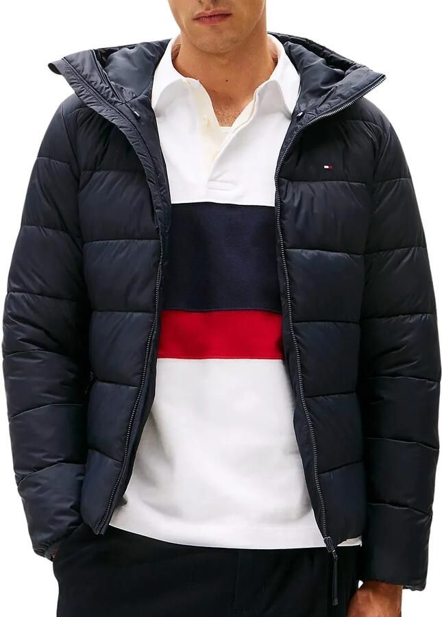 Tommy Hilfiger Gewatteerde jas MID WEIGHT HOODED JACKET