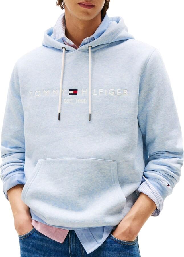 Tommy Hilfiger Hoodie TOMMY LOGO HOODY met capuchon en kangoeroezak effen casual regular fit katoenmix capuchon - Foto 5